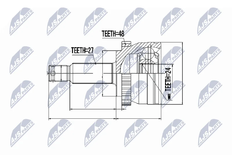 Joint Kit, drive shaft NTY NPZ-HY-515