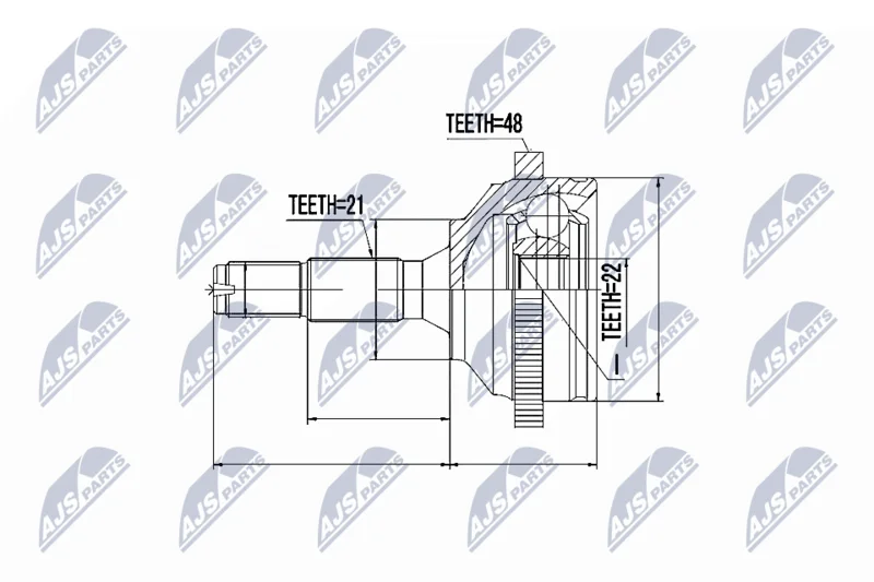 Joint Kit, drive shaft NTY NPZ-PE-020