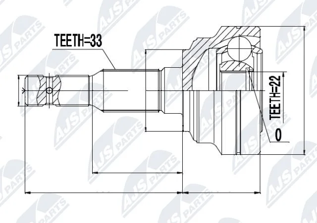 Joint Kit, drive shaft NTY NPZ-PL-010