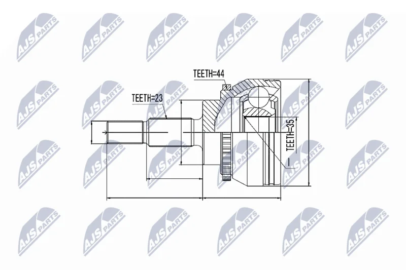 Joint Kit, drive shaft NTY NPZ-RE-031