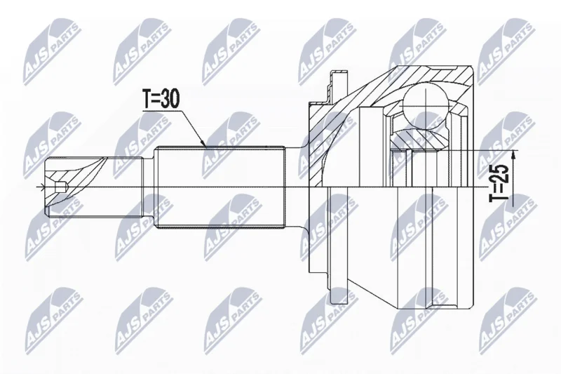 Joint Kit, drive shaft NTY NPZ-TY-014