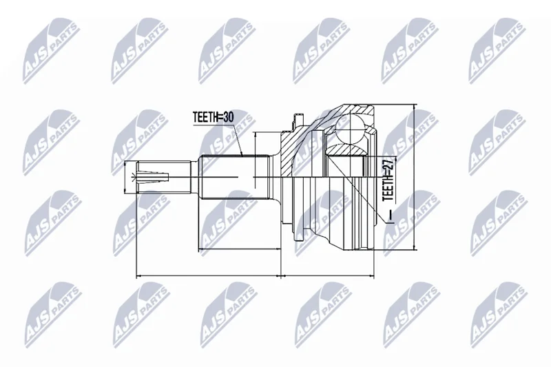 Joint Kit, drive shaft NTY NPZ-TY-063