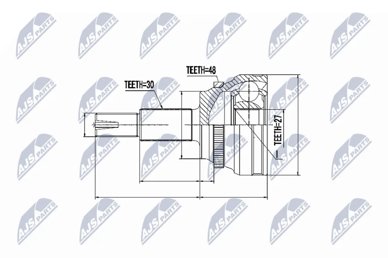 Joint Kit, drive shaft NTY NPZ-TY-089