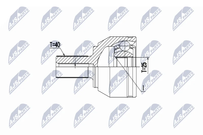 Joint Kit, drive shaft NTY NPZ-VV-022
