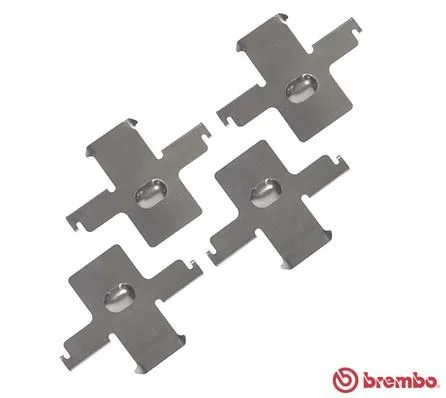 Accessory Kit, disc brake pad BREMBO A 02 290