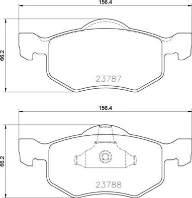 Conjunto de pastilhas de travão de disco BREMBO P 24 219