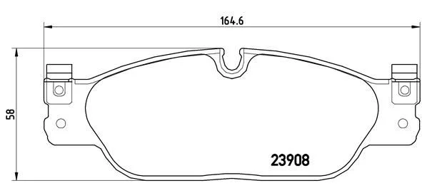 Conjunto de pastilhas de travão de disco BREMBO P 36 021