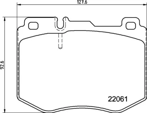 Conjunto de pastilhas de travão de disco BREMBO P 50 145