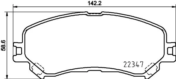 Brake Pad Set, disc brake BREMBO P 68 067