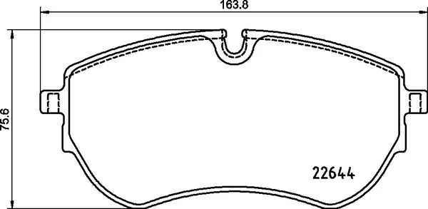 Conjunto de pastilhas de travão de disco BREMBO P 85 173