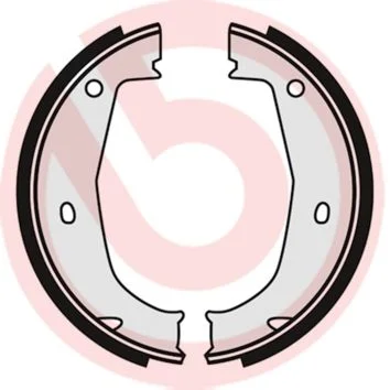 Brake Shoe Set, parking brake BREMBO S 06 508