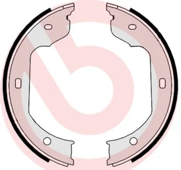 Stabdžių trinkelių komplektas, stovėjimo stabdis BREMBO S 06 511