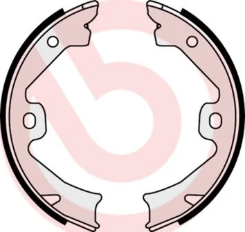 Brake Shoe Set, parking brake BREMBO S 52 509