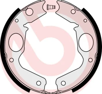 Conjunto de sapatas de travão, travão de estacionamento BREMBO S 54 518