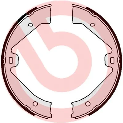 Conjunto de sapatas de travão, travão de estacionamento BREMBO S 65 505