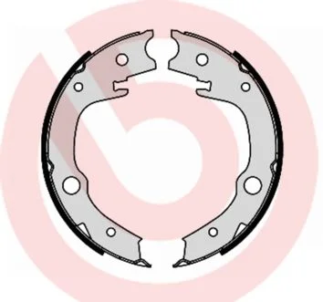 Stabdžių trinkelių komplektas, stovėjimo stabdis BREMBO S 83 551