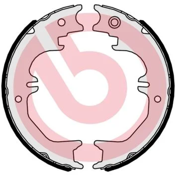 Conjunto de sapatas de travão, travão de estacionamento BREMBO S 83 563