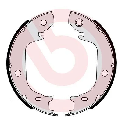 Conjunto de sapatas de travão, travão de estacionamento BREMBO S 83 565