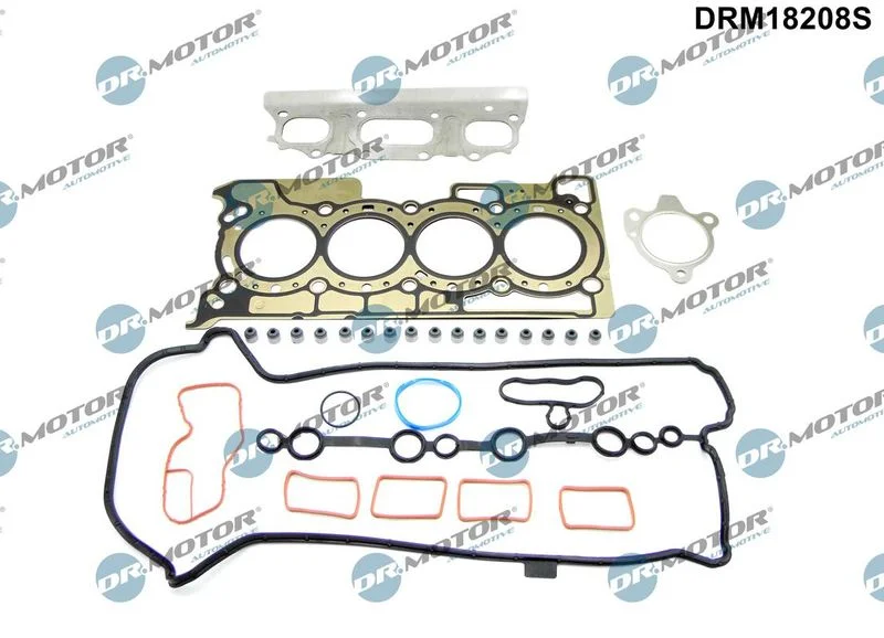 Conjunto de Juntas, cabeça do cilindro Dr.Motor Automotive DRM18208S