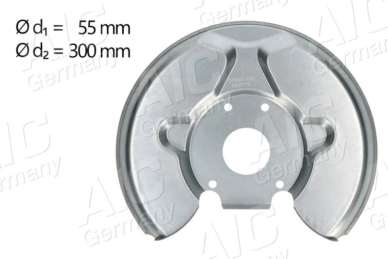 Splash Guard, brake disc AIC 57609