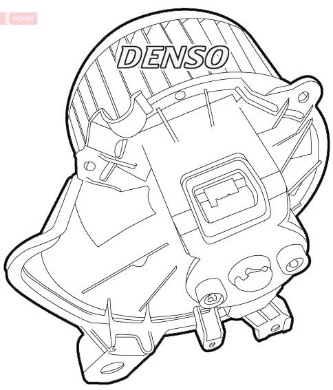 Ventoinha interior DENSO DEA01010