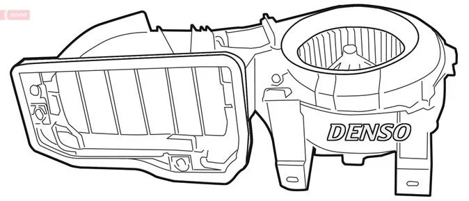 Ventoinha interior DENSO DEA23001