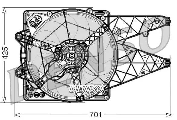 Fan, engine cooling DENSO DER01030
