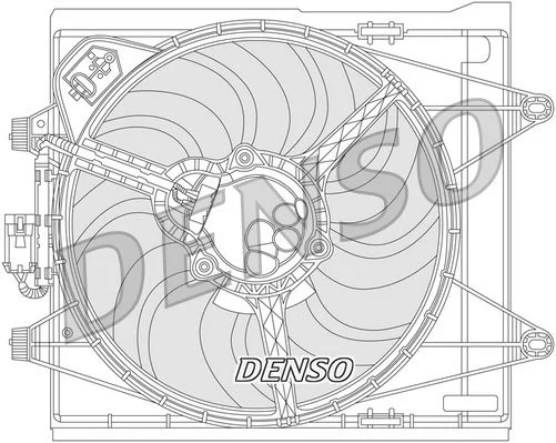 Fan, engine cooling DENSO DER09051