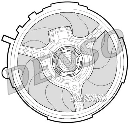 Fan, engine cooling DENSO DER09061