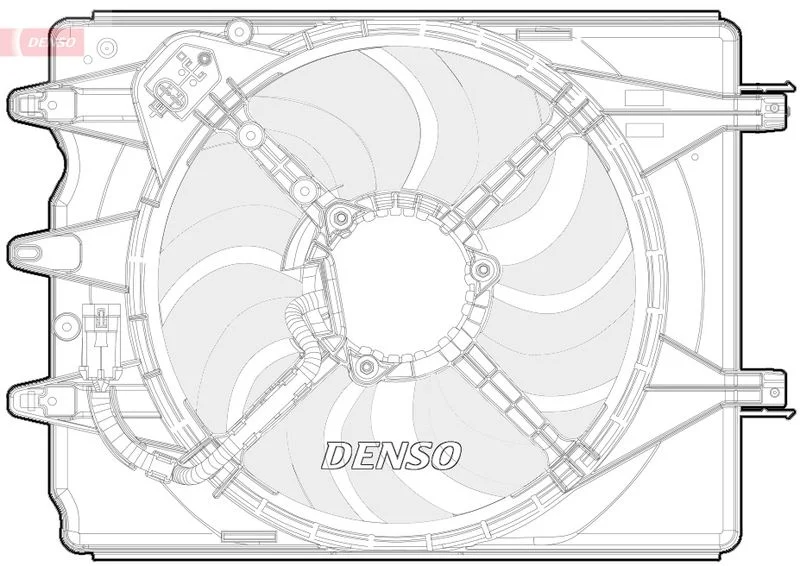 Ventilador, refrigeração do motor DENSO DER09068