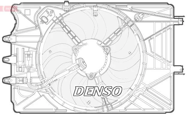 Ventilador, refrigeração do motor DENSO DER09070