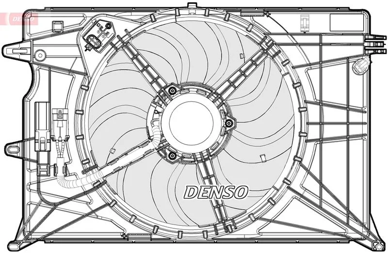 Ventilador, refrigeração do motor DENSO DER09074