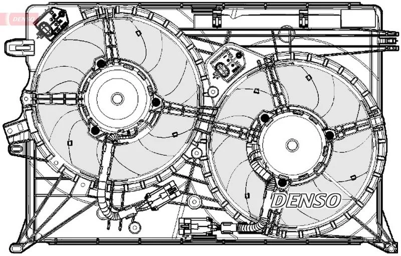 Ventilador, refrigeração do motor DENSO DER09075