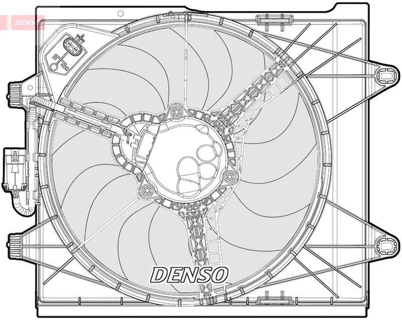 Ventilador, refrigeração do motor DENSO DER09096