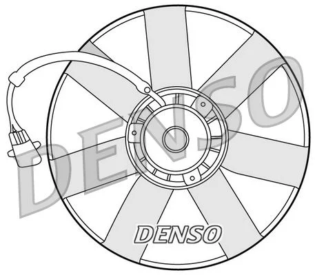 Ventilador, refrigeração do motor DENSO DER32002