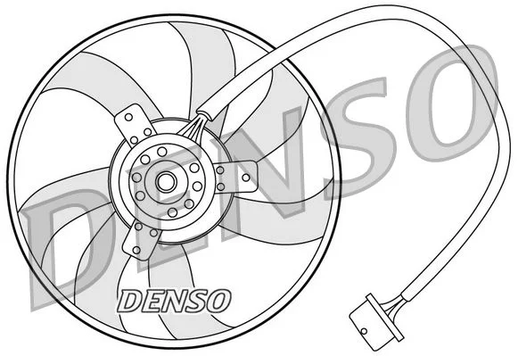 Ventilador, refrigeração do motor DENSO DER32003