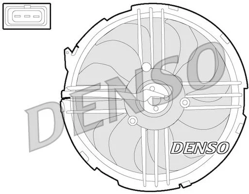 Ventilador, refrigeração do motor DENSO DER32009