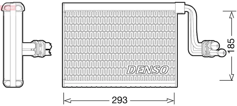Evaporador, ar condicionado DENSO DEV05002