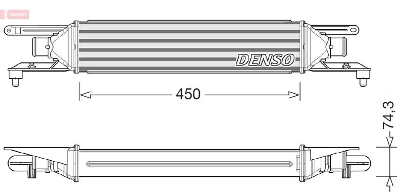 Intercooler DENSO DIT01007