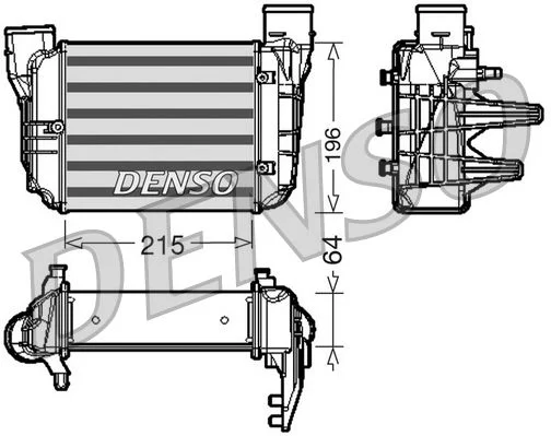 Intercooler DENSO DIT02002