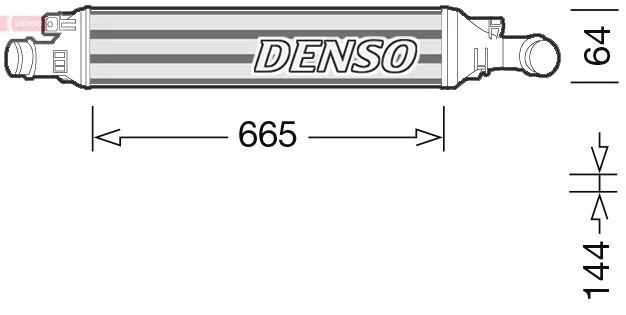 Intercooler DENSO DIT02036