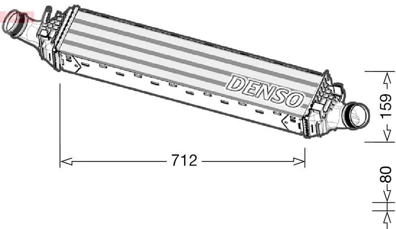 Intercooler DENSO DIT02038