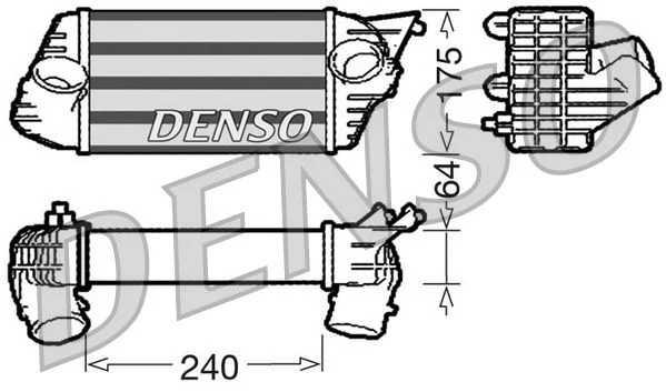 Intercooler DENSO DIT09120