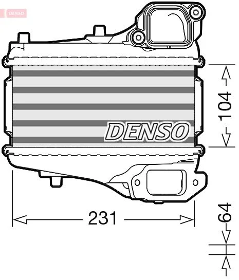 Intercooler DENSO DIT40001