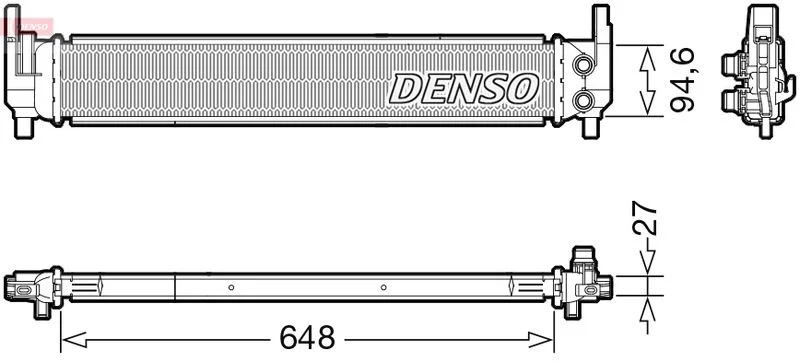 Radiador, arrefecimento do motor DENSO DRM02042