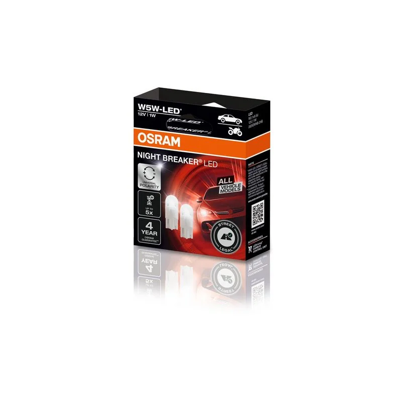 Lâmpada, luz interior OSRAM 2825DWNB-2HB