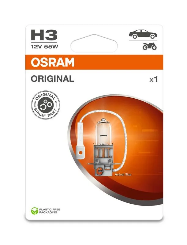 Lâmpada, farol de busca ams-OSRAM 64151-1BL