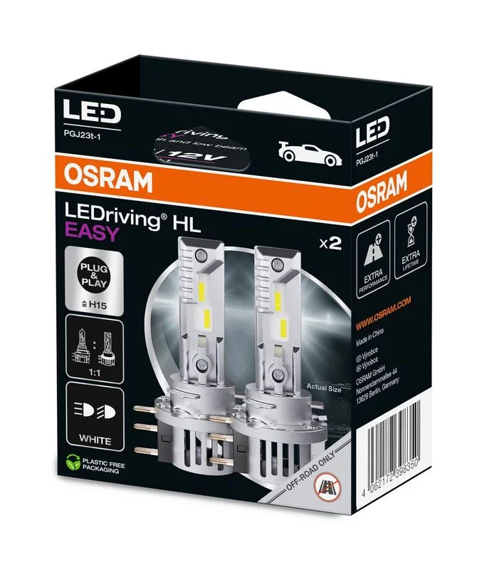 Lâmpada, farol de busca ams-OSRAM 64176DWESY-2HB