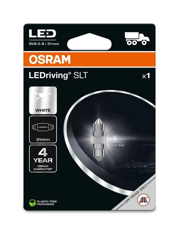 Lâmpada, luz da placa de matrícula ams-OSRAM 6430DWP-1BL