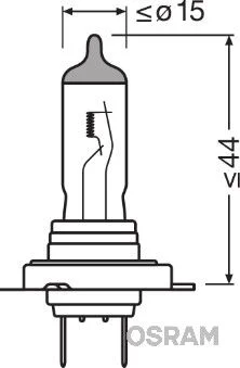 Lâmpada, farol de busca ams-OSRAM 62261SBP